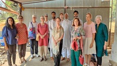 Indian Tour : ऑस्ट्रेलिया के प्रतिनिधि-मण्डल ने बाग का भ्रमण कर कला की प्रक्रिया को जाना-समझा