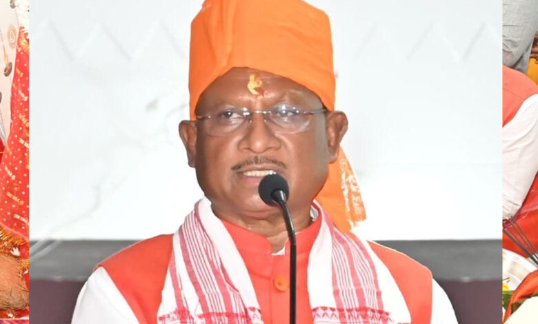 बसंत पंचमी पर्व पर मुख्यमंत्री साय मां शारदा धाम पहुंचे